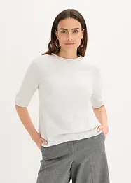 Pull manches coudes à sequins et fil brillant, bonprix