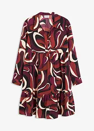 Tunika-Kleid aus fließendem Satin, bonprix