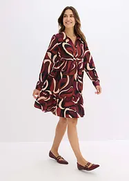 Tunika-Kleid aus fließendem Satin, bonprix
