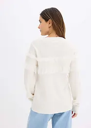 Pullover mit Volants, bonprix