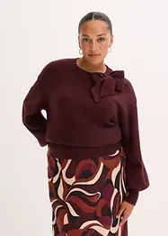 Pullover mit Schleifen-Applikation, bonprix