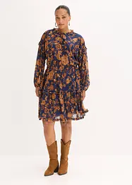 Tunika-Kleid aus softem Mesh, bonprix