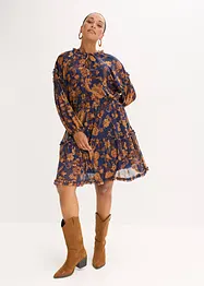 Tunika-Kleid aus softem Mesh, bonprix