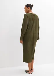Midikleid aus strukturiertem Crinkle, bonprix