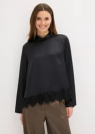Bluse aus fließendem Satin, bonprix