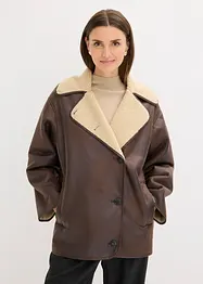 Jacke aus Lammfellimitat, bonprix