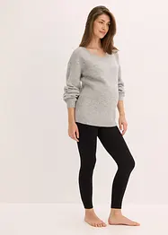 Legging de grossesse en polaire thermique 140den, bonprix
