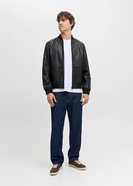 JJ REBEl Lederbomber-Jacke, J&J Rebel