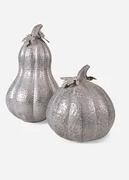 Deko-Objekte Metall-Kürbisse (2-tlg. Set), bonprix