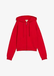 Sweat zippé en éponge douce, bonprix