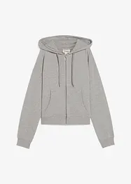 Sweat zippé en éponge douce, bonprix