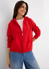 Sweat zippé en éponge douce, bonprix