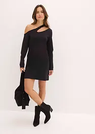 Robe courte avec découpes, bonprix
