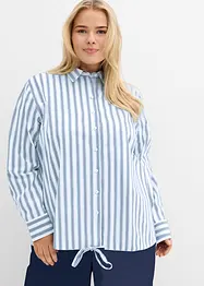 Oversize-Bluse aus reiner Baumwolle, bonprix