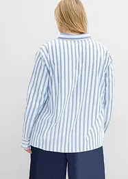 Oversize-Bluse aus reiner Baumwolle, bonprix