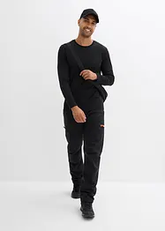 Pantalon chaud et fonctionnel, Loose Fit, imperméable, Straight, bonprix