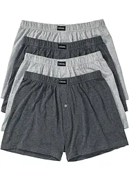 Lot de 4 caleçons amples en jersey, bonprix