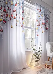 Vorhang mit weihnachtlichem Druck (1er Pack), bonprix