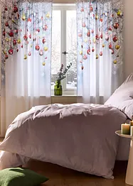 Vorhang mit weihnachtlichem Druck (1er Pack), bonprix