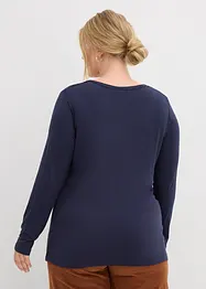 T-shirt manches longues en viscose extensible, bonprix