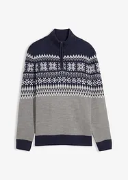 Pull norvégien à col camionneur, bonprix