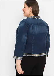 Jeansjacke mit Fransen, bonprix