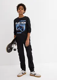 T-shirt manches longues 100% coton, bonprix