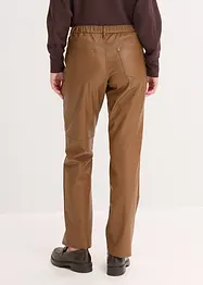 Lederimitat-Hose mit Bequembund, bonprix