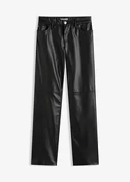 Lederimitat-Hose mit Bequembund, bonprix