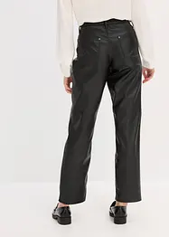 Lederimitat-Hose mit Bequembund, bonprix