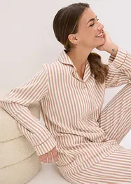 Gewebter Flanell Pyjama mit Geschenktasche, bonprix