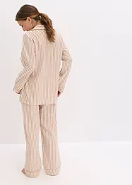 Gewebter Flanell Pyjama mit Geschenktasche, bonprix