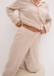 Gewebter Flanell Pyjama mit Geschenktasche, bonprix