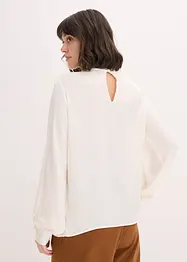 Schlupfbluse aus fließendem Satin, bonprix
