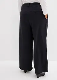 Pantalon de tailleur large en viscose mélangée, bonprix