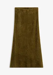 Strickrock aus flauschigem Federgarn, bonprix