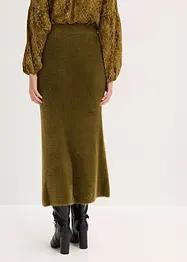 Strickrock aus flauschigem Federgarn, bonprix