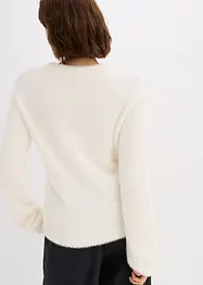 Pullover in Plüsch-Optik, bonprix