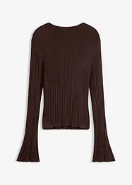 Halbtransparentes Strickshirt, bonprix