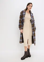 Ripp-Strickkleid aus fließendem Viskose-Mix, bonprix
