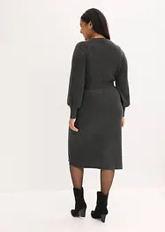 Ripp-Strickkleid aus fließendem Viskose-Mix, bonprix