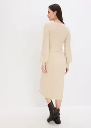 Ripp-Strickkleid aus fließendem Viskose-Mix, bonprix