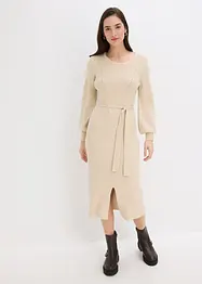 Ripp-Strickkleid aus fließendem Viskose-Mix, bonprix