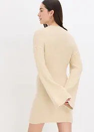 Kurzes Strickkleid mit Wollanteil, bonprix