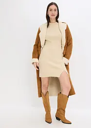 Kurzes Strickkleid mit Wollanteil, bonprix