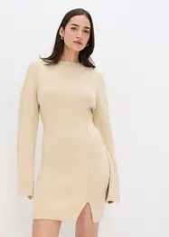 Kurzes Strickkleid mit Wollanteil, bonprix