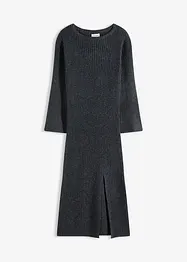 Strickkleid mit Schlitz, bonprix
