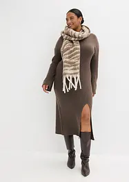 Strickkleid mit Schlitz, bonprix