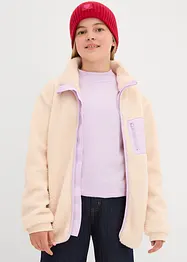 Teddy-Fleece Jacke, bonprix