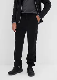 Fleece-Cargohose, Regular Fit, bonprix